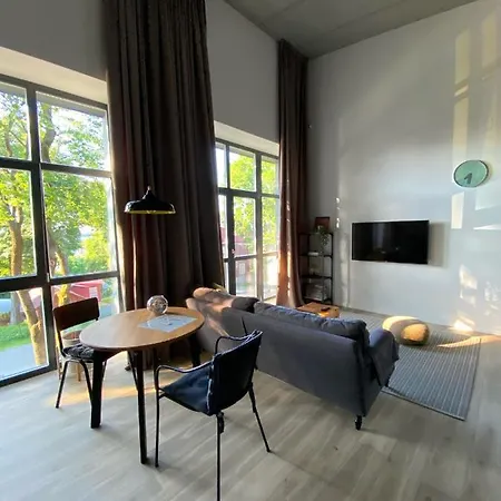 G - Owl Jazz -modern Loft Type 18 With Big Roof Terrace And Free Private Parking 公寓 *