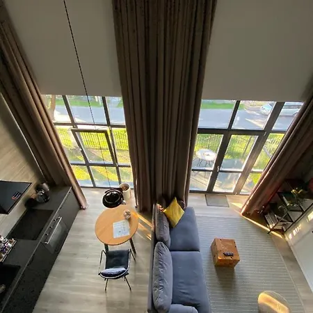 G - Owl Jazz -modern Loft Type 18 With Big Roof Terrace And Free Private Parking * Kaunas