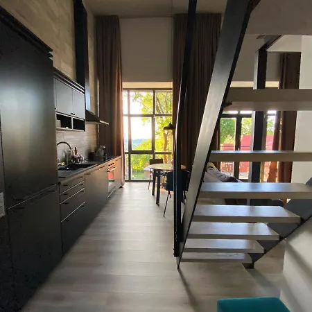 G - Owl Jazz -modern Loft Type 18 With Big Roof Terrace And Free Private Parking Apartman