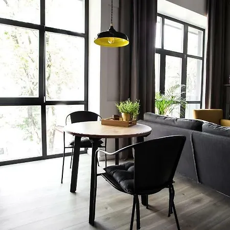 G - Owl Jazz -modern Loft Type 18 With Big Roof Terrace And Free Private Parking Apartman Kaunas