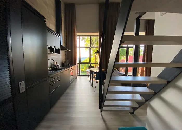 G - Owl Jazz -modern Loft Type 18 With Big Roof Terrace And Free Private Parking דירה