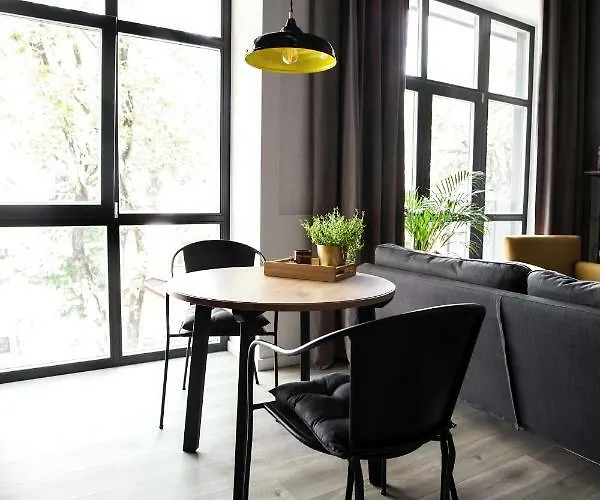 G - Owl Jazz -modern Loft Type 18 With Big Roof Terrace And Free Private Parking דירה קובנה