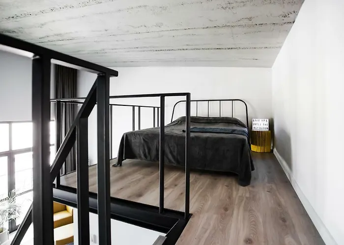 G - Owl Jazz -modern Loft Type 18 With Big Roof Terrace And Free Private Parking קובנה